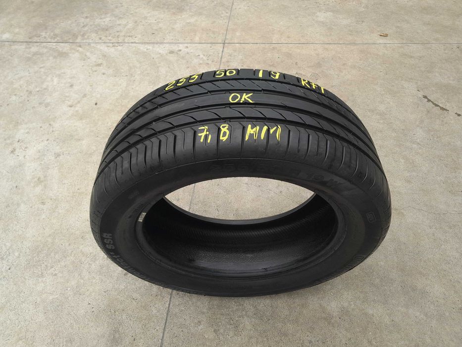 O anvelopa vara 255 50 19 continental sportcontact 5 run flat 7,8 mm