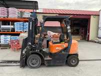 Stivuitor Doosan D20G,  2 tone, Diesel – Funcțional, an 2008