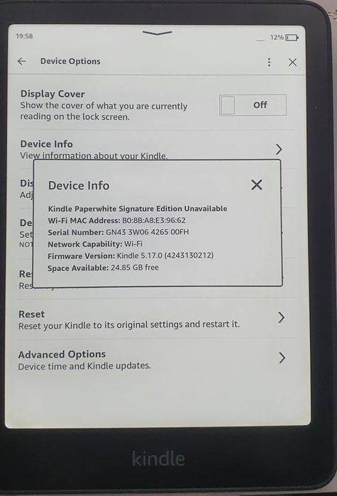 Kindle paperwhite