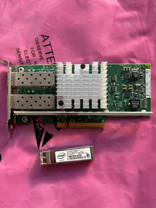 LAN карта оптична 2 х 10G