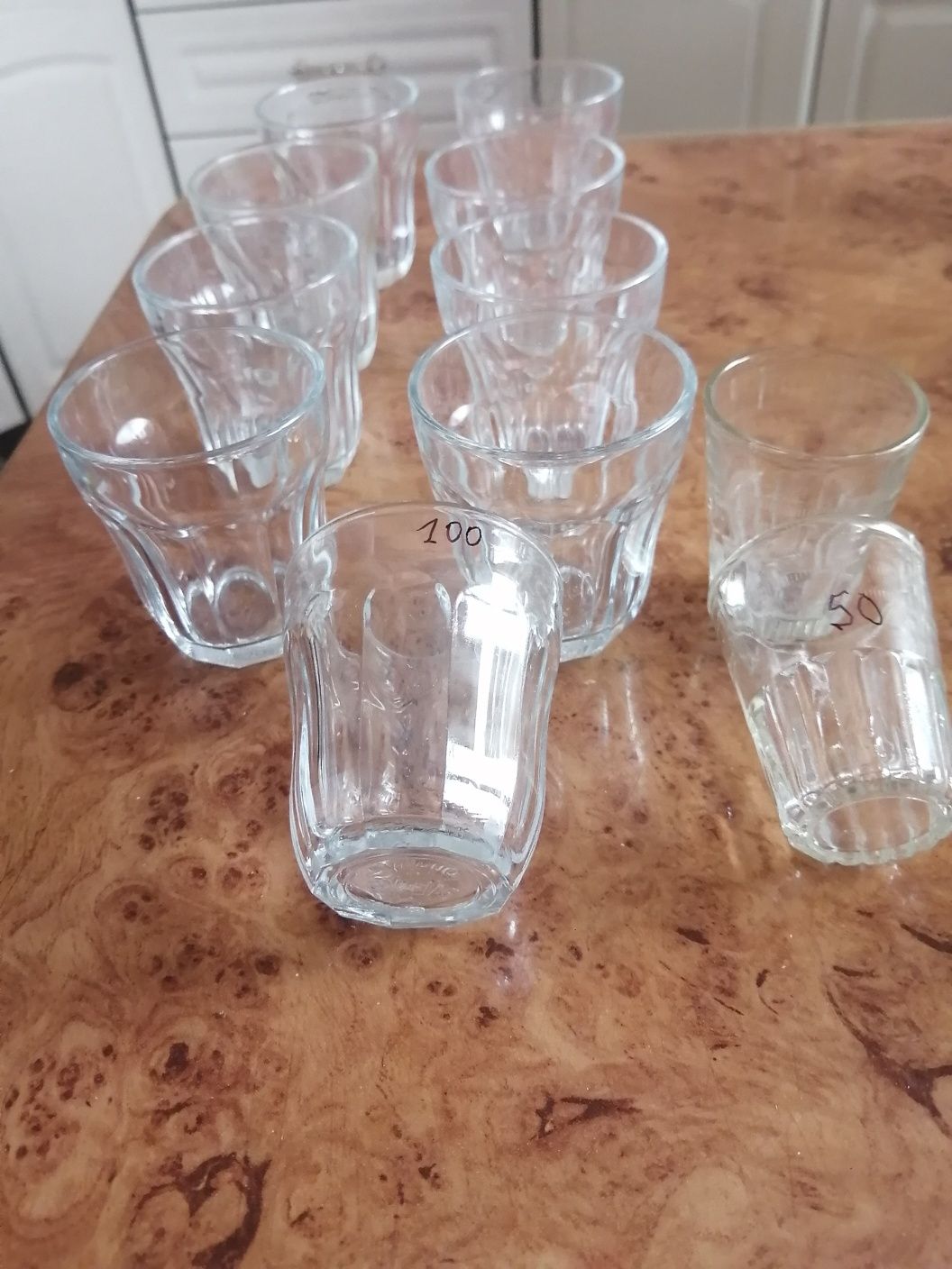стаканы и стопки стекляные советские