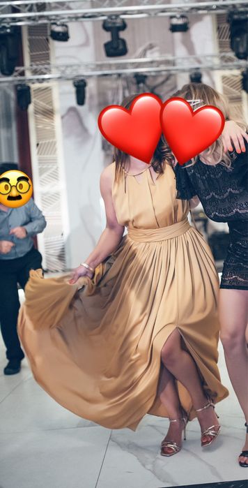 Rochie de seara mustar