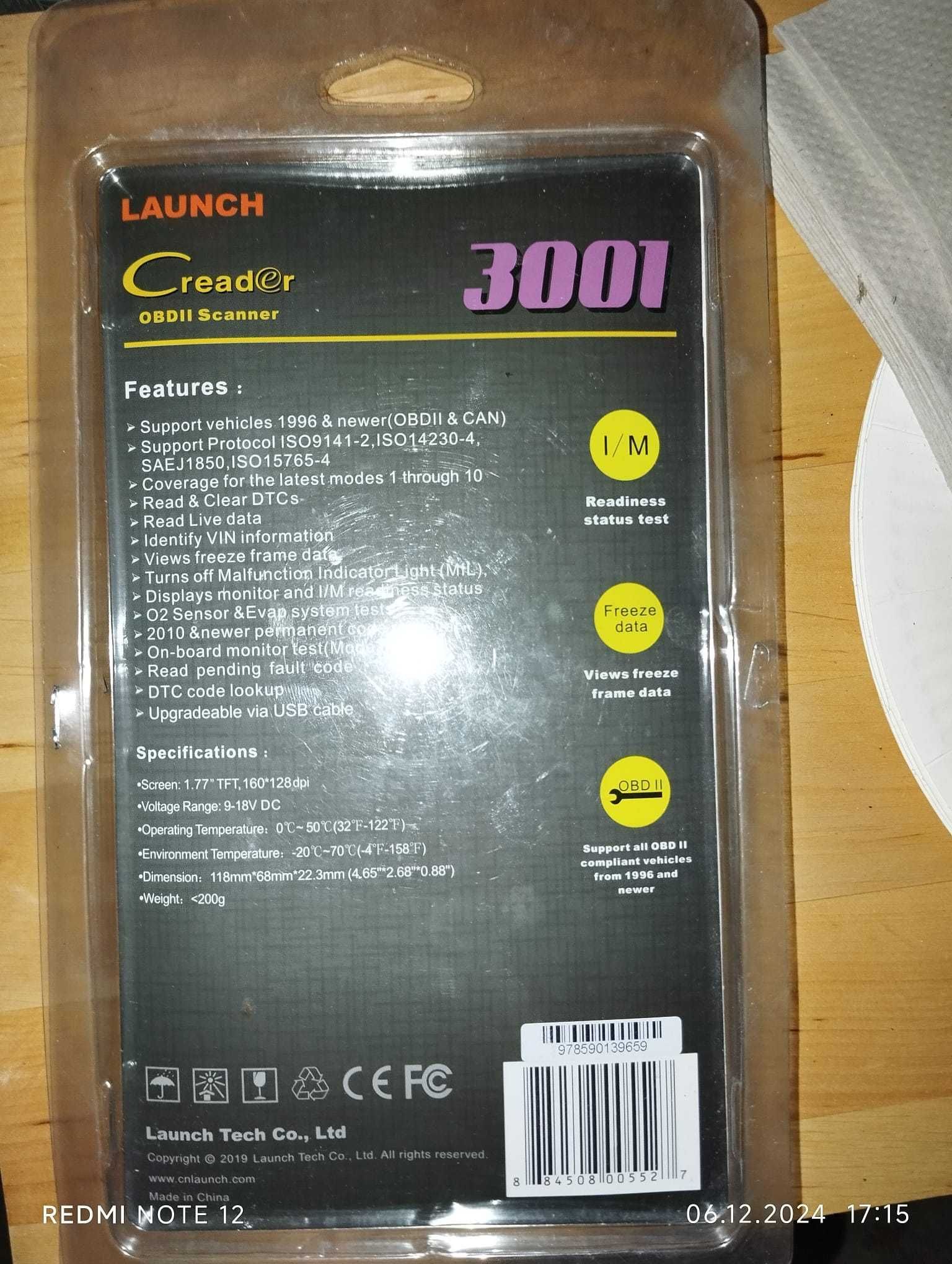OBD scaner erori