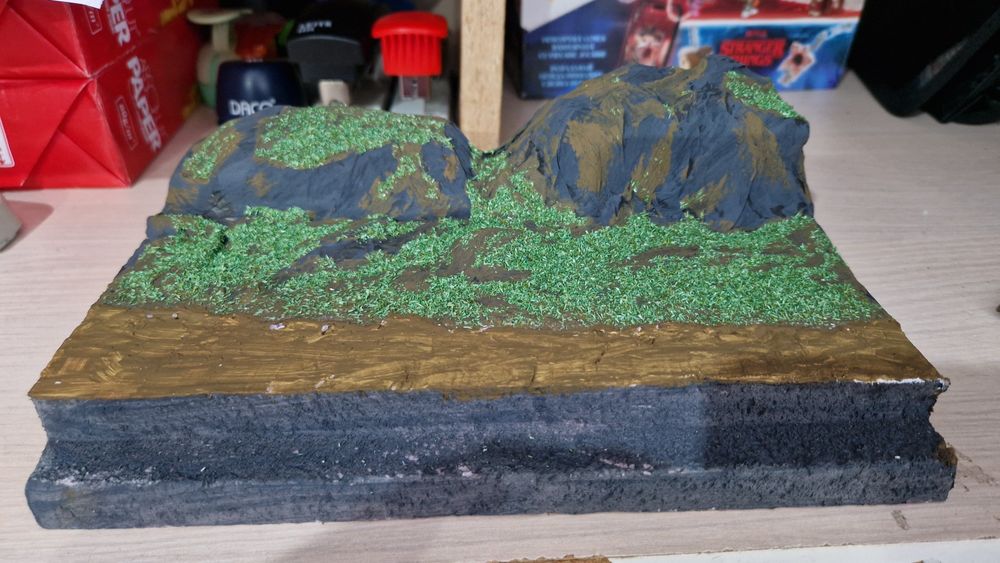 Mini diorama expunere HO, TT, N