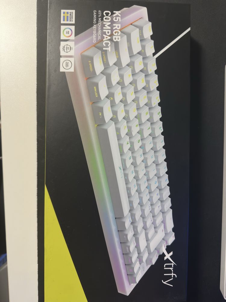 Клавиатура Xtrfy K5 Transparant White