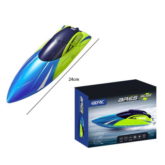 Състезателна лодка с дистанционно управление Ares, Зелена