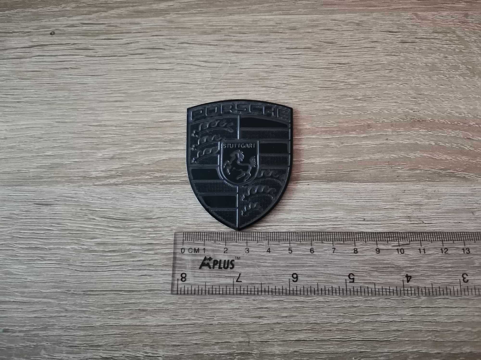 алуминиев черен стикер Порше Porsche