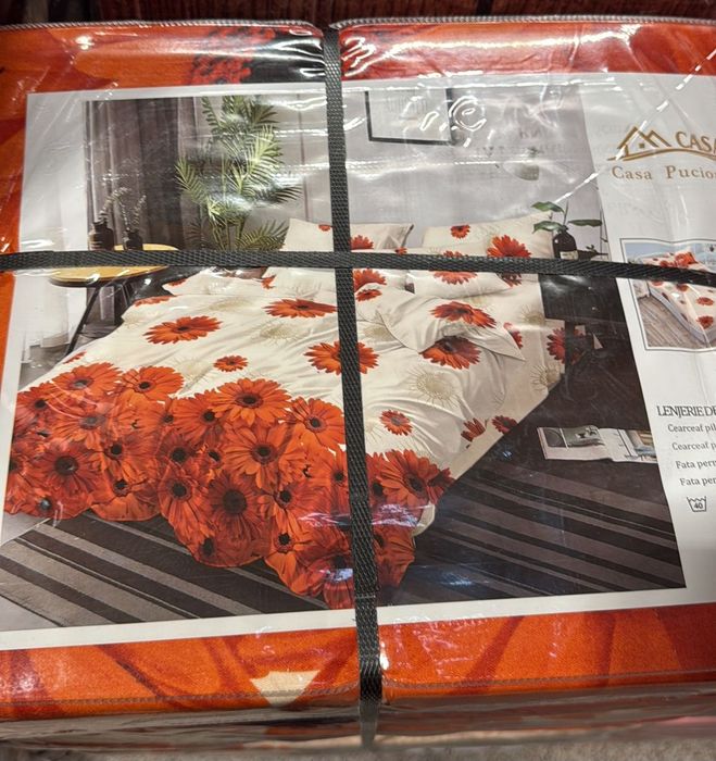 Lenjerie de pat 6 piese Casa Pucioasa