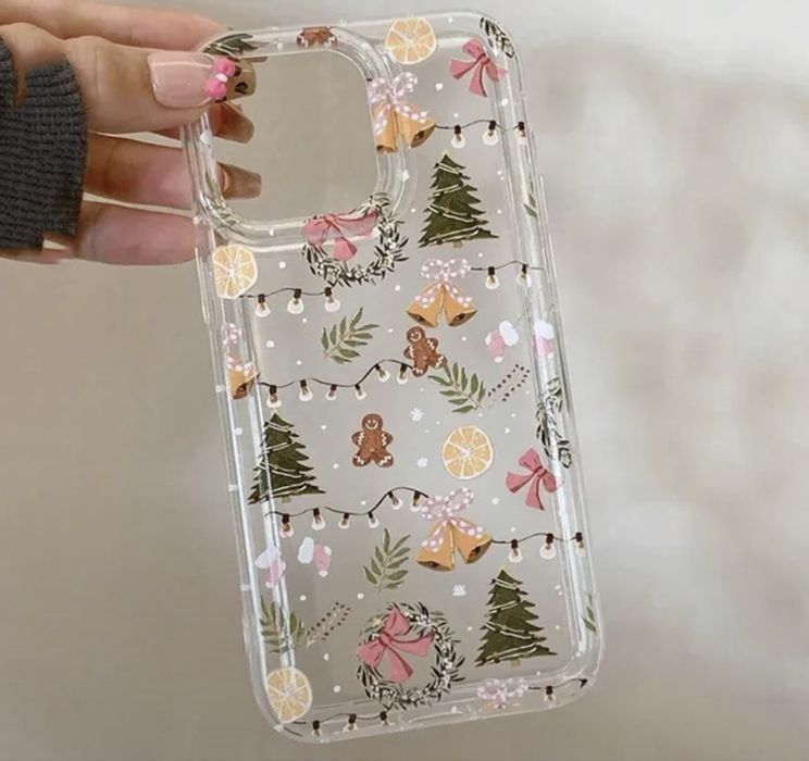 Новогодние чехлы на iphone