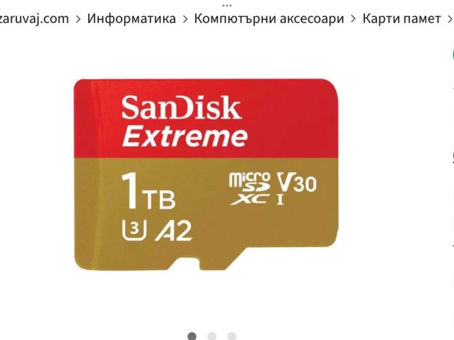 Карта памет 1 TB