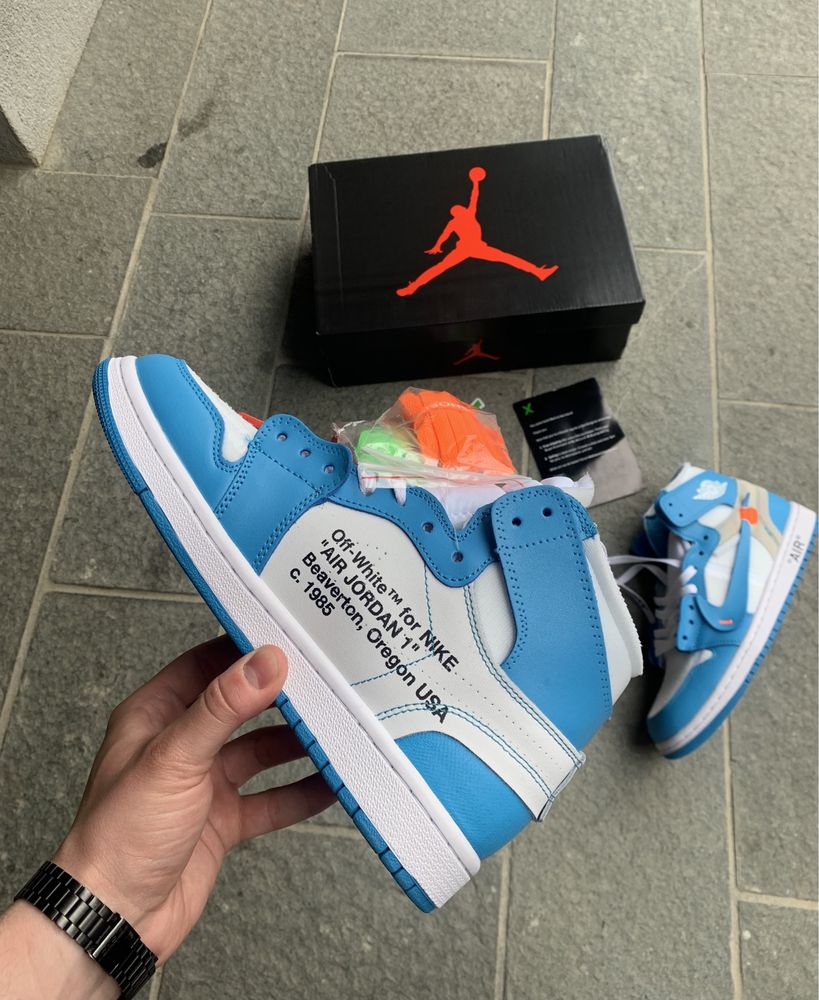 Sneakers Jordan 1 Off-White University Blue