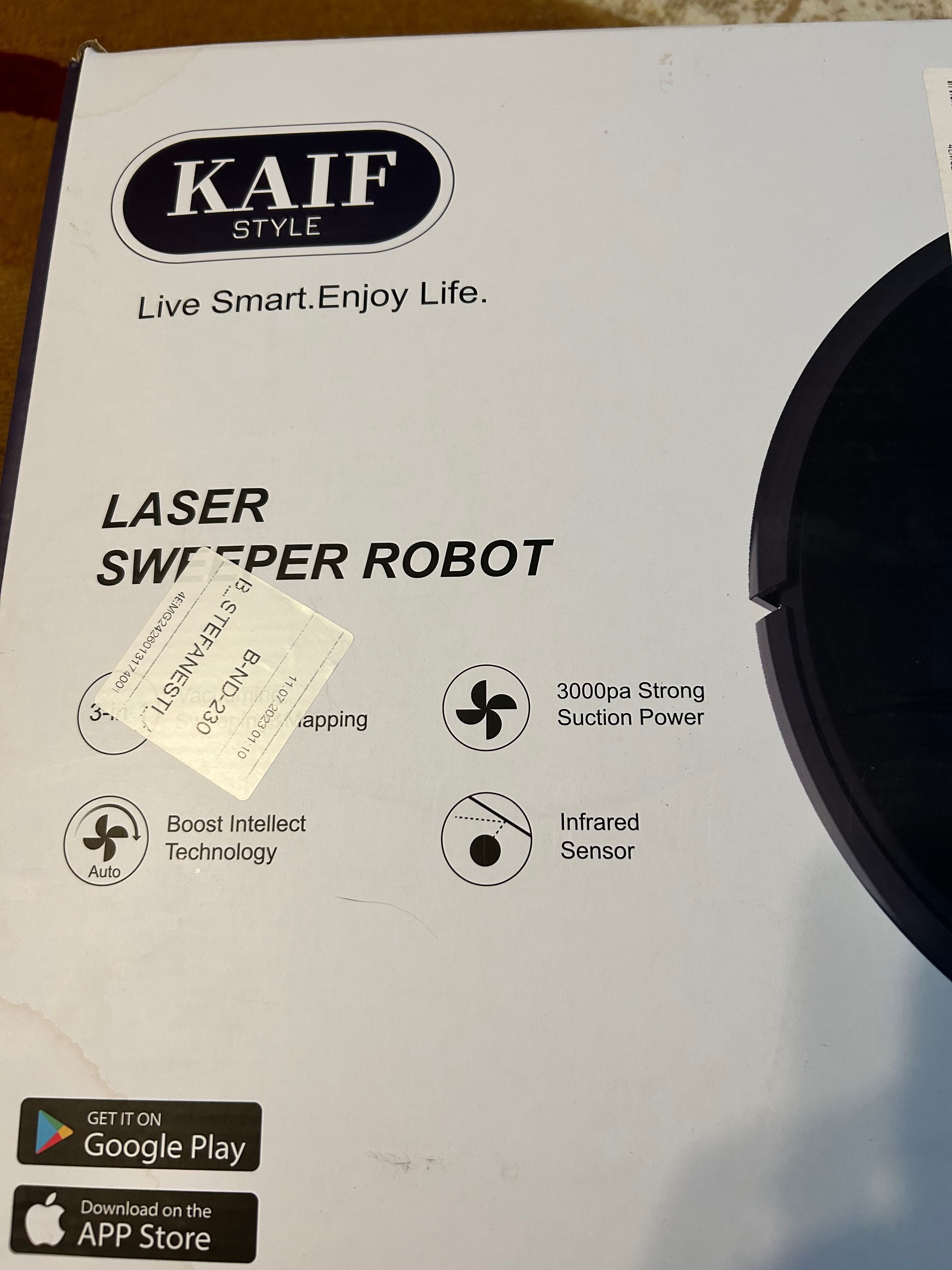 Robot aspirator Kaif style