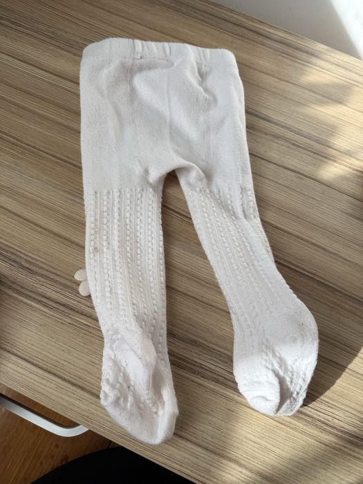 Ciorapi albi dress bebe fetita