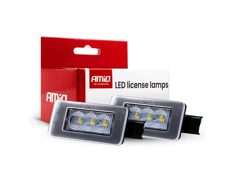 LED CANBUS Плафони за рег. номер AMIO Полски Peugeot 208 2012 - 2016