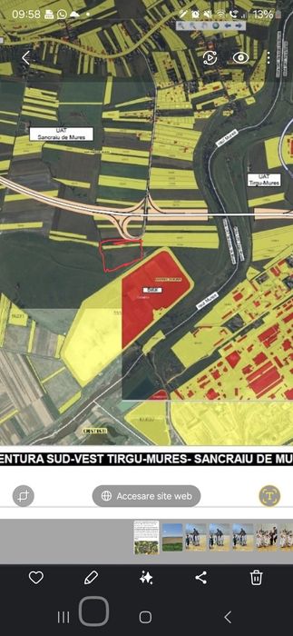 Vând teren extravilan este parcelat!