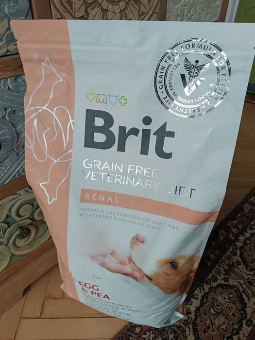 Brit - RENAL Grain free veterinary diet - храна за кучета, 12 кг.