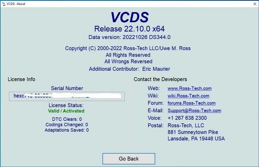 VCDS Vag Com 22.10.0 Tester Audi Skoda Vw Seat 2022 Full Diagnoza Auto