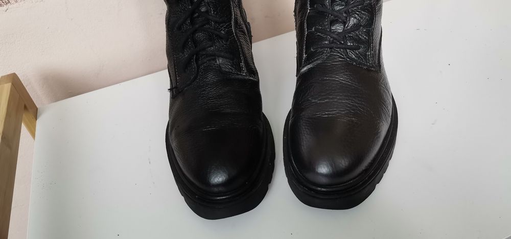 Дамски ботуши от естествена кожа 39 н.