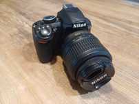 Фотоапарат DSLR Nikon D3100 с 2 обектива