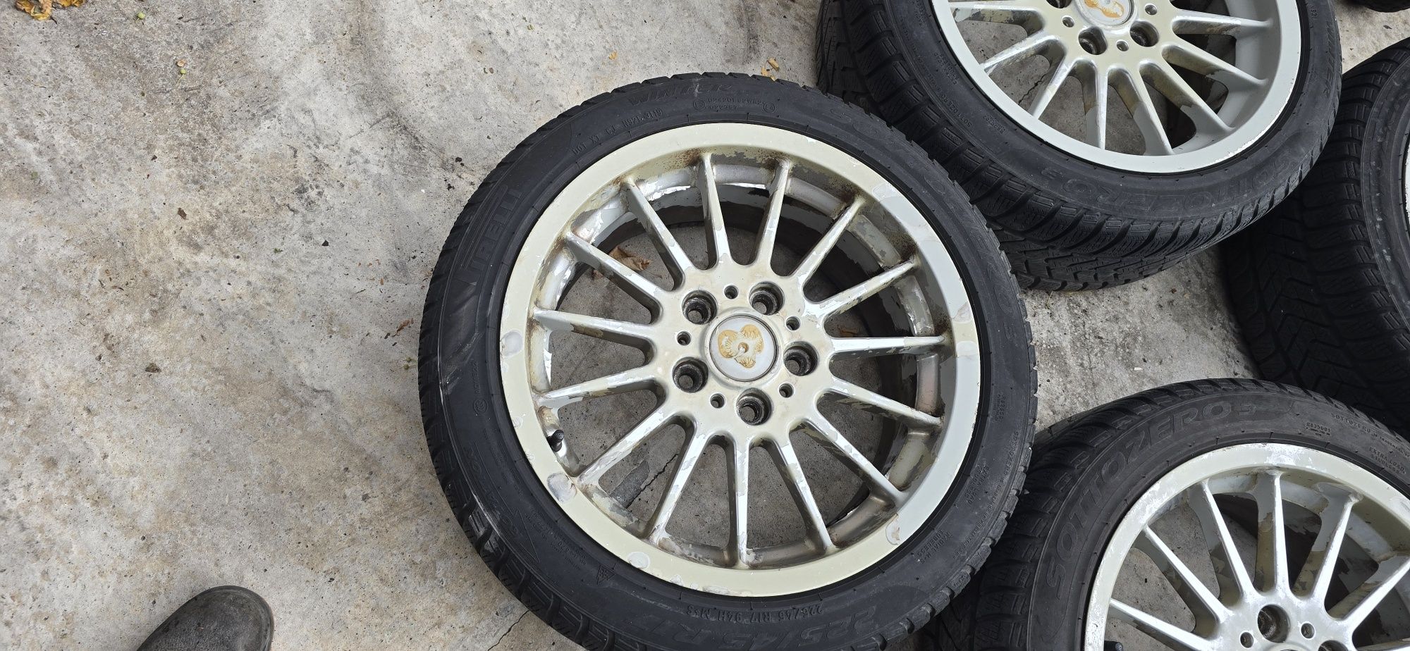 Джанти оригинални BMW, 17ки 225 45 17  гуми дот 20г