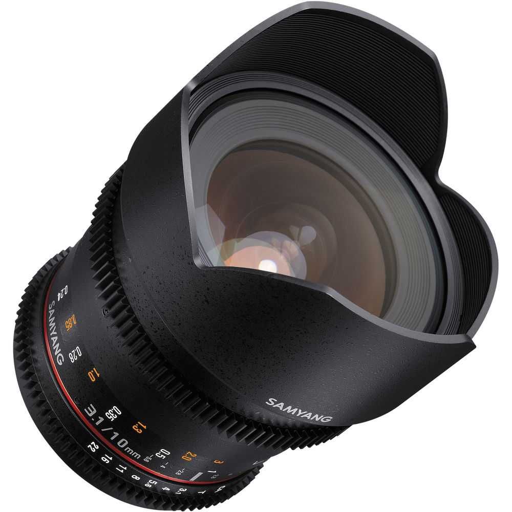 Неавтофокусный объектив (фикс) Samyang 10mm T/3.1 (f2.8) Canon EF-S