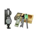 Set Busola metalica si Amnar pentru Camping drumetie Supravietuire