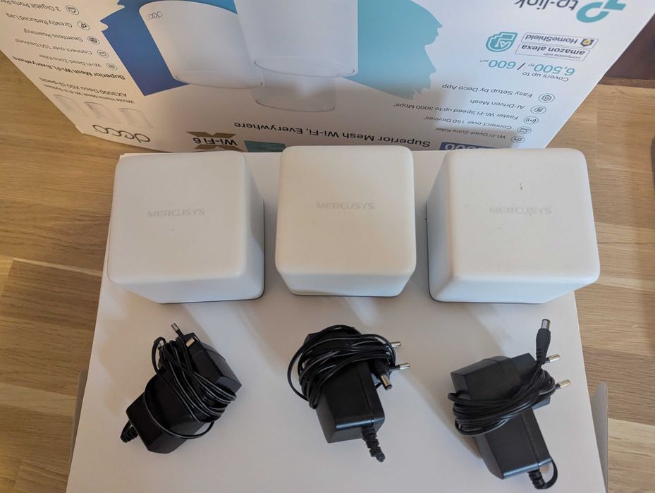 Sistem Mesh Wi-Fi Mercusys Halo H50G (3-pack)–AC1900, stare excelentă