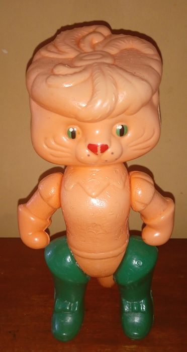 Игрушка Кот в сапогах,винтаж СССР 20 см