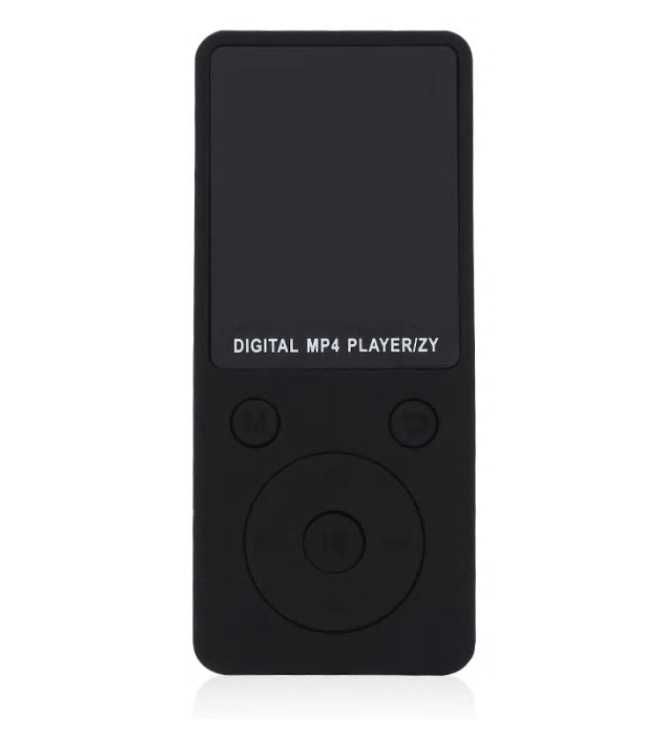 Портативен MP4 музикален плейър HD екран музика USB MP3 Player плеър