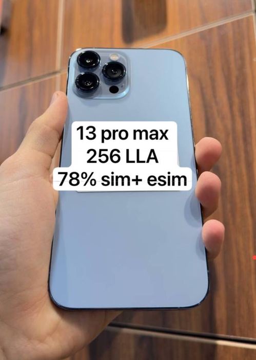 Iphone 13 pro Max 256 xoladi ideal ochilmagan 78%