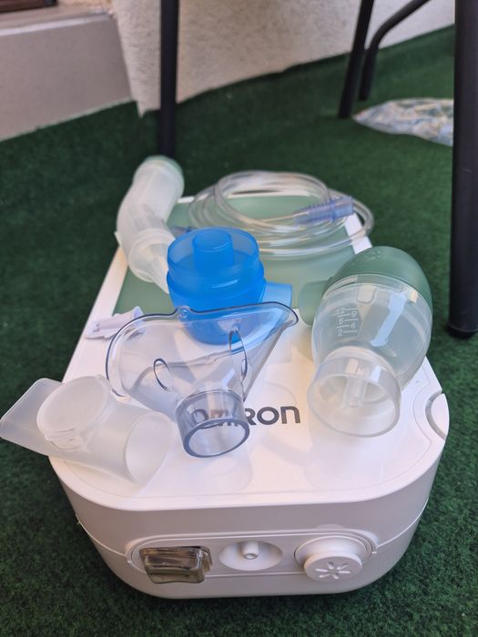 Nebulizator cu compresor si aspirator nazal Omron DuoBaby, ieftin