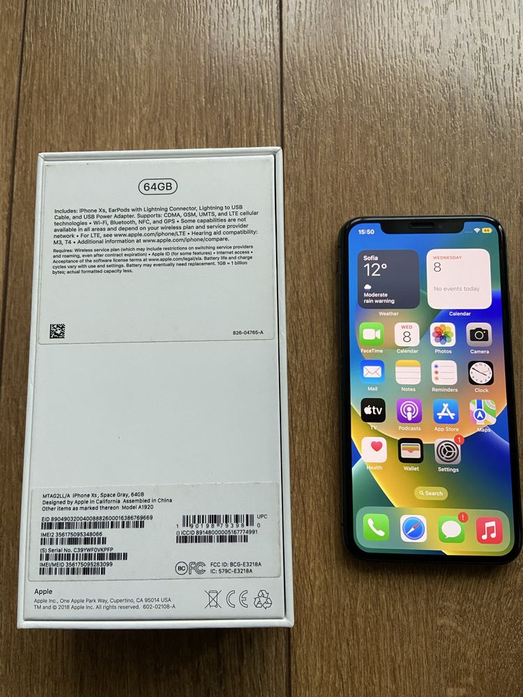 iPhone XS; 64GB; без забележки