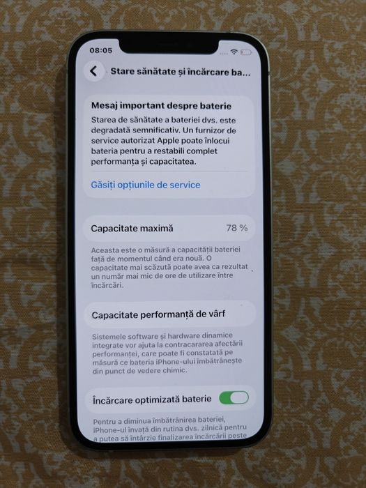 vând iPhone 12 128gb