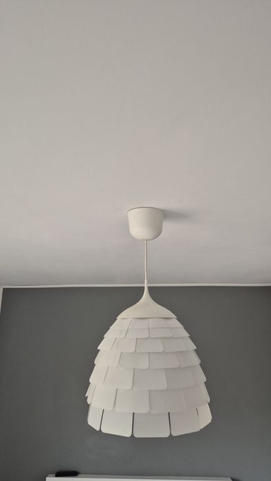 Lustra IKEA  alba 42 cm
