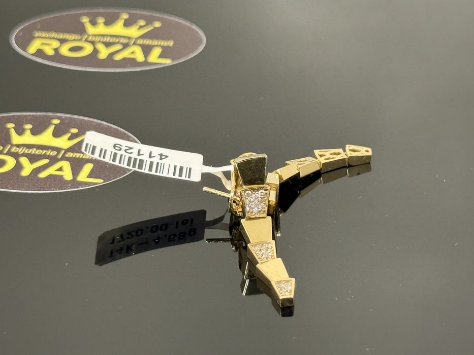 Bijuteria ROYAL : Cercei AUR 14K / 4.53 GR
