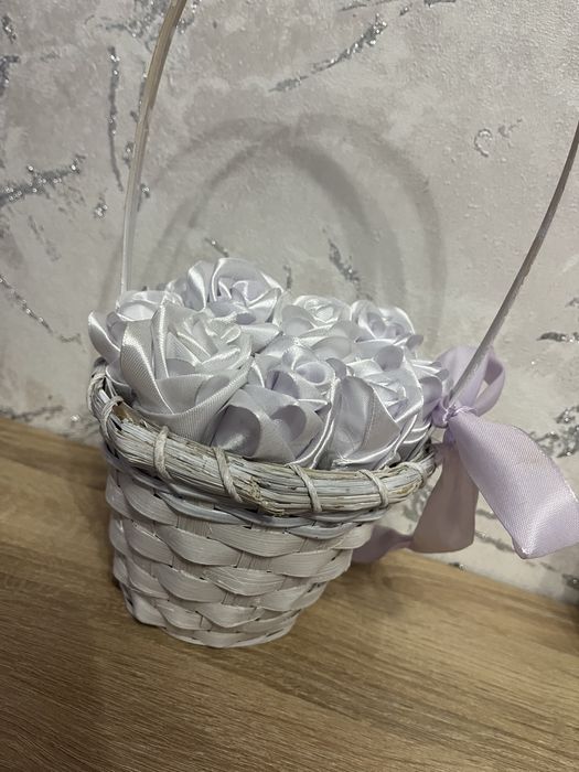 Букет из атласных лент