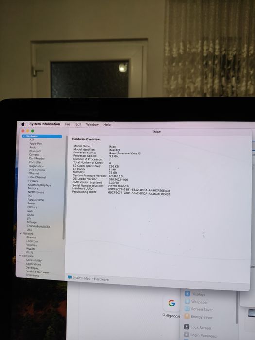 Calculator Apple iMac i5 27inch 5k  32gb RAM, Late 2015, citiți anuntu