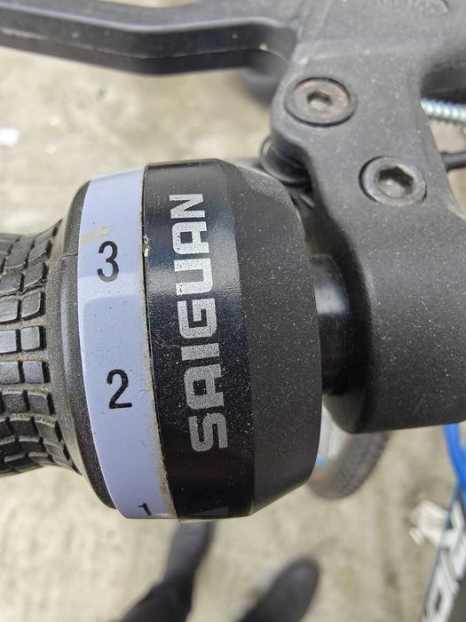 Bicicleta MTB Rich 27.5" - Negru/Alb/Albastru