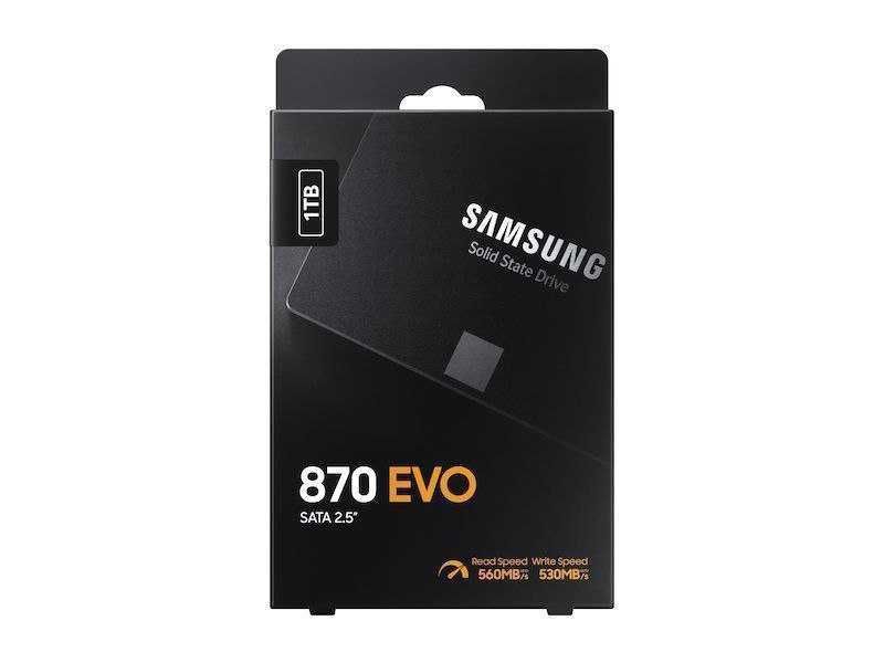 Основная память 256GB/500GB/1TB/2TB /sata/NVMe SAMSUNG SSD