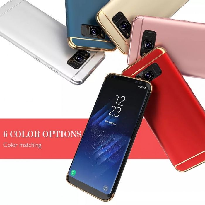 Husa / Bumper Luxury 3 in 1 compatibil Samsung Galaxy S8 / S8 Plus