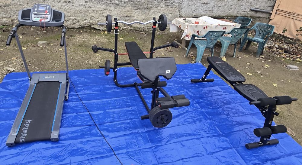 Aparate pentru sala (Banda de alergat, banca multifunctionala)