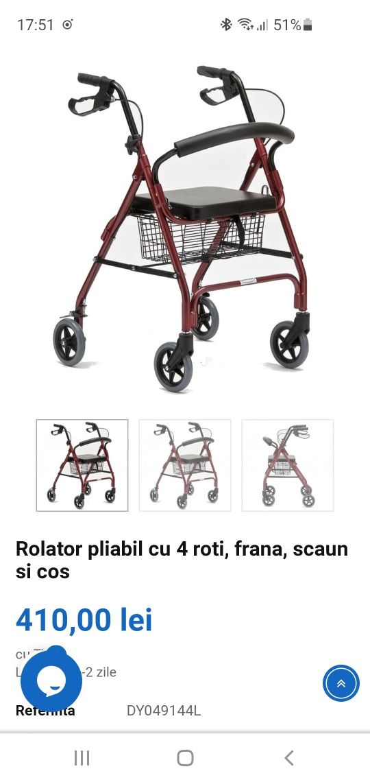 Suport scaun dizabilitati