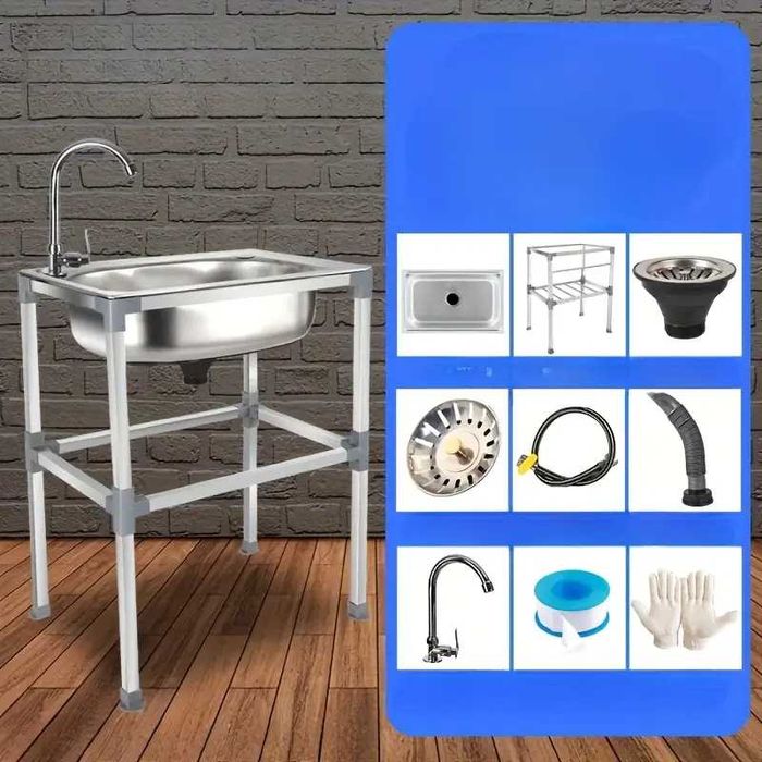 chiuveta inox o 1 cuva pentru uz casnic sau restaurant noua