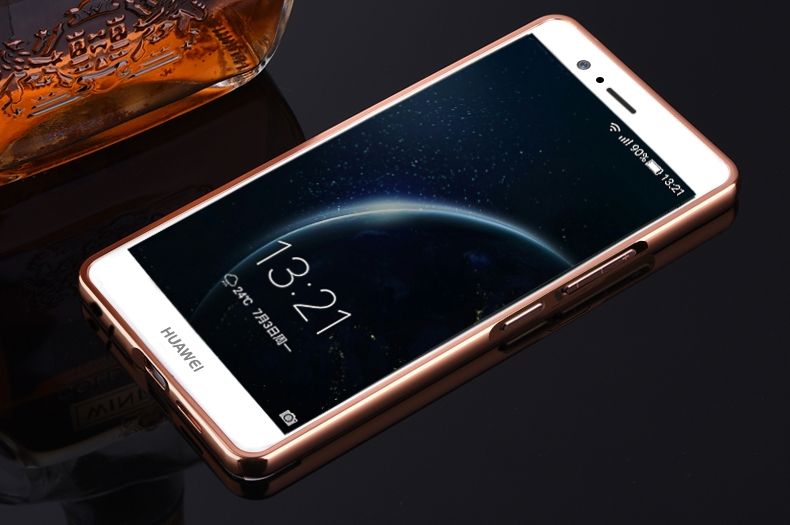Husa / Bumper aluminiu + spate Oglinda pt Huawei Nova , Nova Plus