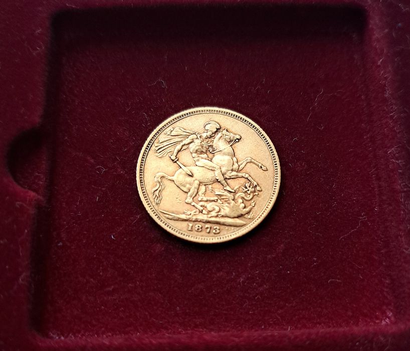 Moneda din aur 1 Sovereign - Victoria