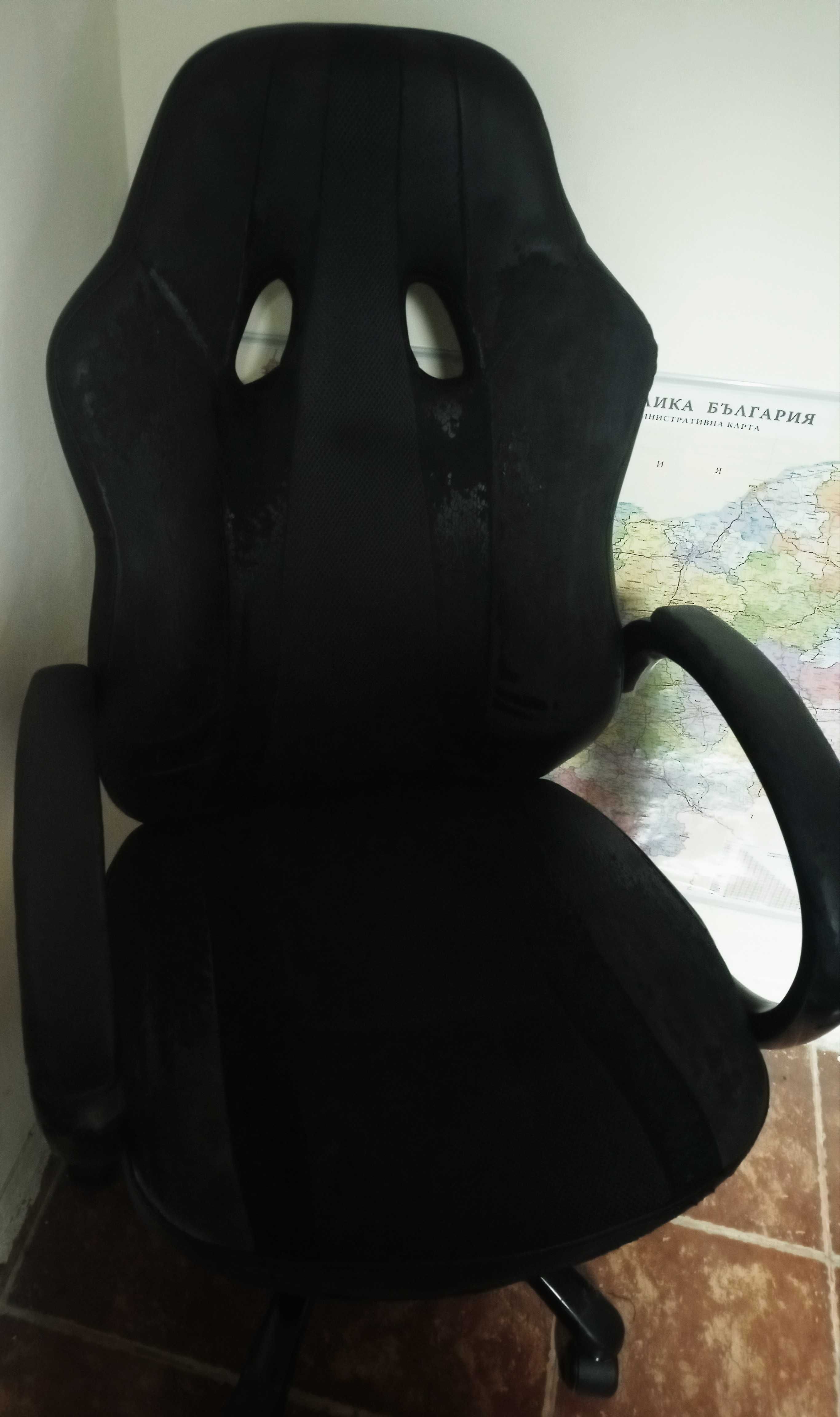 Геймърски стол черен