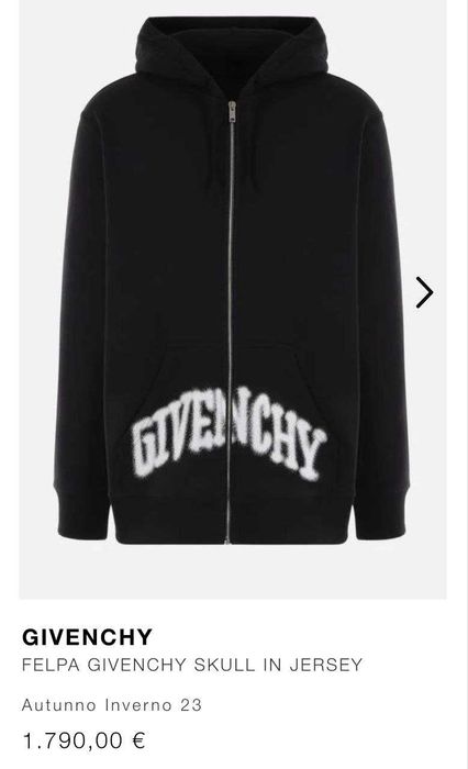 Худи Givenchy горнище с цип суитчър