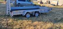 Vand remorca / trailer utilaje Ifor Williams , Humbaur 3,5 T , 2-3 axe