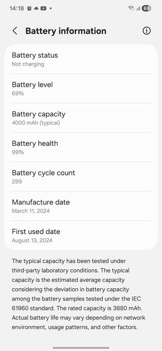 Samsung Galaxy S24, 256GB, Marble Gray, full box, în garanție