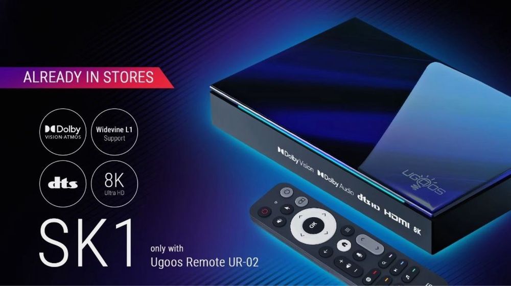 Смарт тв приставка Ugoos SK 1   8/128GB